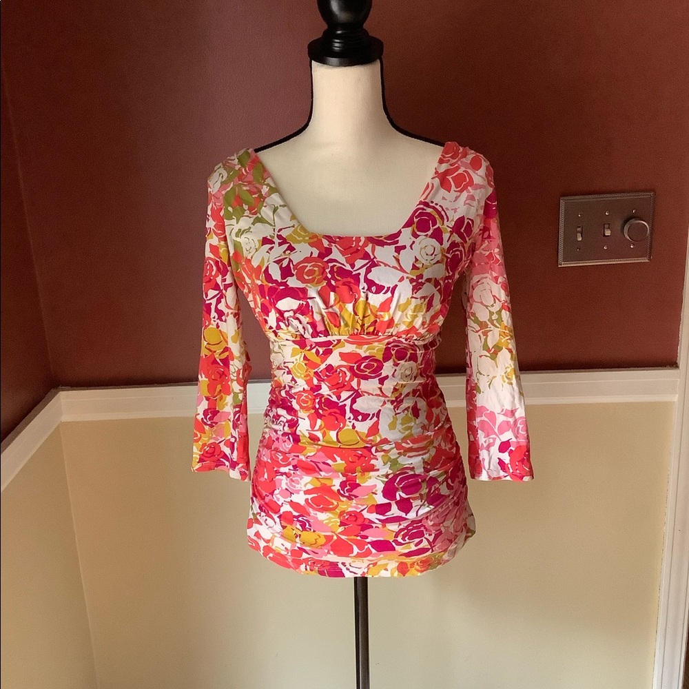 Cabi floral blouse